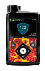 Zinnia Harvest Sticker for Medtronic MiniMed 770G & 780G