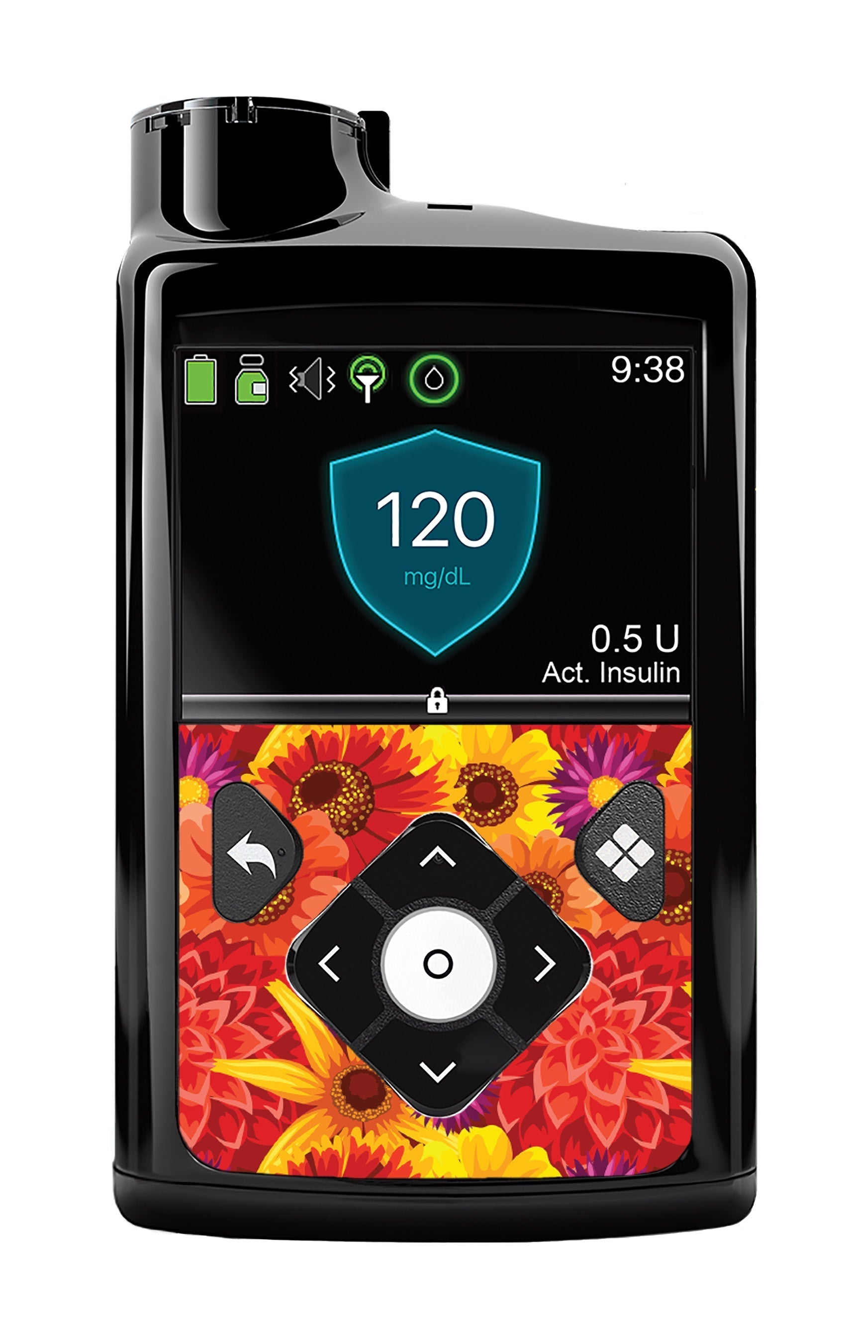 Zinnia Harvest Sticker for Medtronic MiniMed 770G & 780G