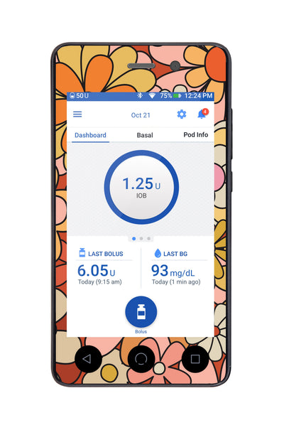 Zoey Sticker for Omnipod DASH® PDM – Pump Peelz