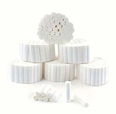 1 1/2" Length Cotton Rolls 5/16"(#1 SM), 3/8"(#2 MD) 2,000pcs/box and 1/2"(#3 LG) 450pcs per box