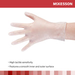 McKesson Vinyl Exam Gloves — Small / Case of 1000
