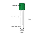 Green Top With Gel 13X75MM, 3ML PET