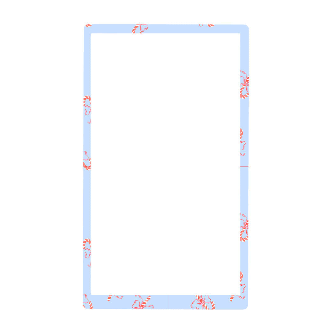 Candy Cane Lane Sticker for the Beta Bionics iLet – Pump Peelz