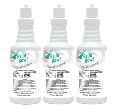 BellaBowl Clinging Toilet Bowl Cleaner & Disinfectant, 1 Quart