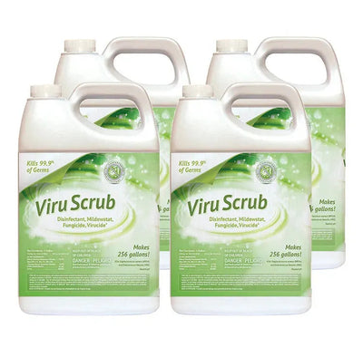 ViruScrub 1:256 Concentrate Disinfectant, Mildewcide, Fungicide & Virucide Cleaner, Kills Coronvirus, Gallon