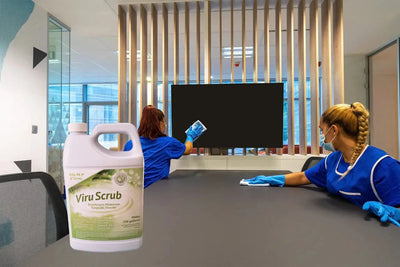 ViruScrub 1:256 Concentrate Disinfectant, Mildewcide, Fungicide & Virucide Cleaner, Kills Coronvirus, Gallon