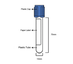 PT Tube Light Blue Top 13x75mm 2.7ml, PET (Sodium Citrate 3.2%)