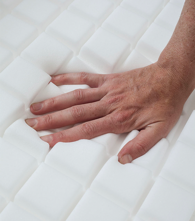 PROEX 3 Pressure Redistribution Foam Hospital Mattress with 2″ Raised Perimeter 80″ x 36″ x 6″ by MedaCure