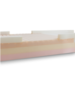 PROEX 3 Pressure Redistribution Foam Hospital Mattress with 2″ Raised Perimeter 80″ x 36″ x 6″ by MedaCure