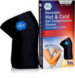 MedPride Hot & Cold Gel Compression Sleeve - One Size - 10.82" x 5.3" - 12 bxs/cs.