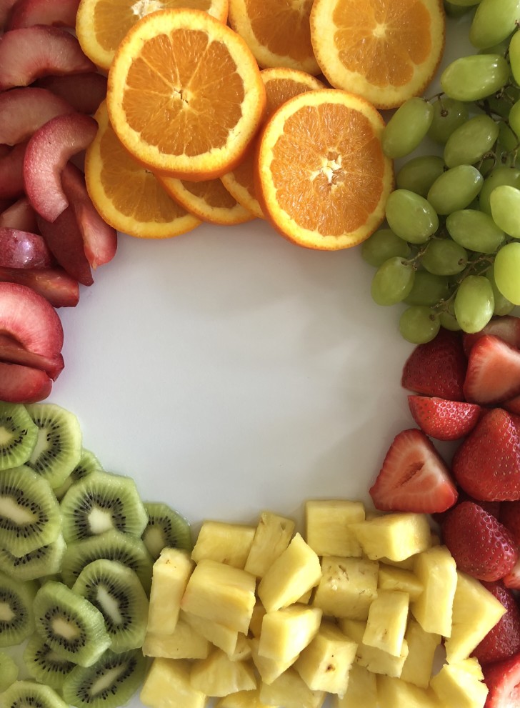 learning center nutrition background image of fruit