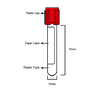RED TOP 10 ML (PLASTIC) SERUM TOP CLOT ACTIVATOR