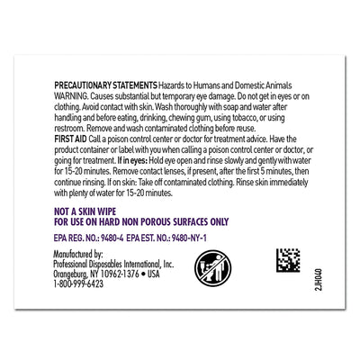 Super Sani-Cloth Surface Disinfectant Wipe, Individual Wipe -Box of 50