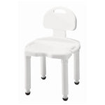 Carex Universal Bath Seat with Back, 400-lb Capacity -Each