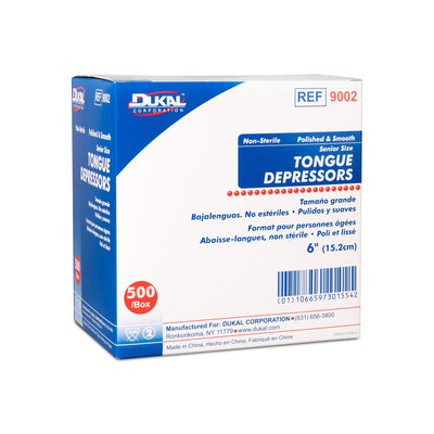 Dukal Tongue Depressor -Box of 500
