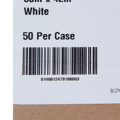 McKesson Patient Exam Gown, One Size Fits Most, White -Each