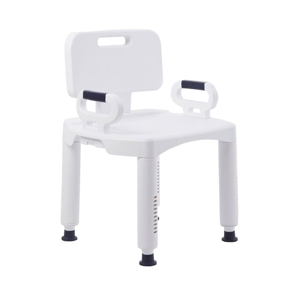 McKesson Removable Arm Rail Plastic Removable Back Bath Bench, 20½ Inch Width -Case of 4