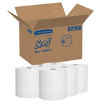 Scott Hardwound Continuous Roll Paper Towels, White, 8" x 950' -Case of 6