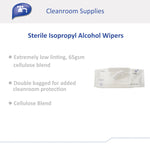 TrueCare Biomedix Sterile Isopropyl Alcohol Wipers -Case of 24
