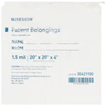 McKesson Patient Belongings Bag, White -Case of 250