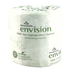 envision Toilet Tissue, 550 Sheets per Roll -Case of 80