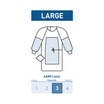 McKesson Fabric Reinforced Surgical Gown with Towel -Case of 24