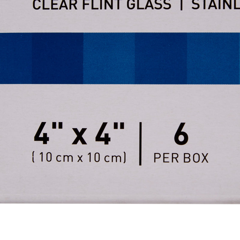 McKesson Glass Unlabeled Sundry Jar, 4 x 4 in -Box of 6
