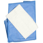 Cypress Non-Reinforced Surgical Gown with Towel, X-Large Blue -Case of 28