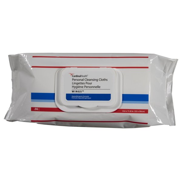Cardinal Health™ Wings™ Personal Cleansing Cloths