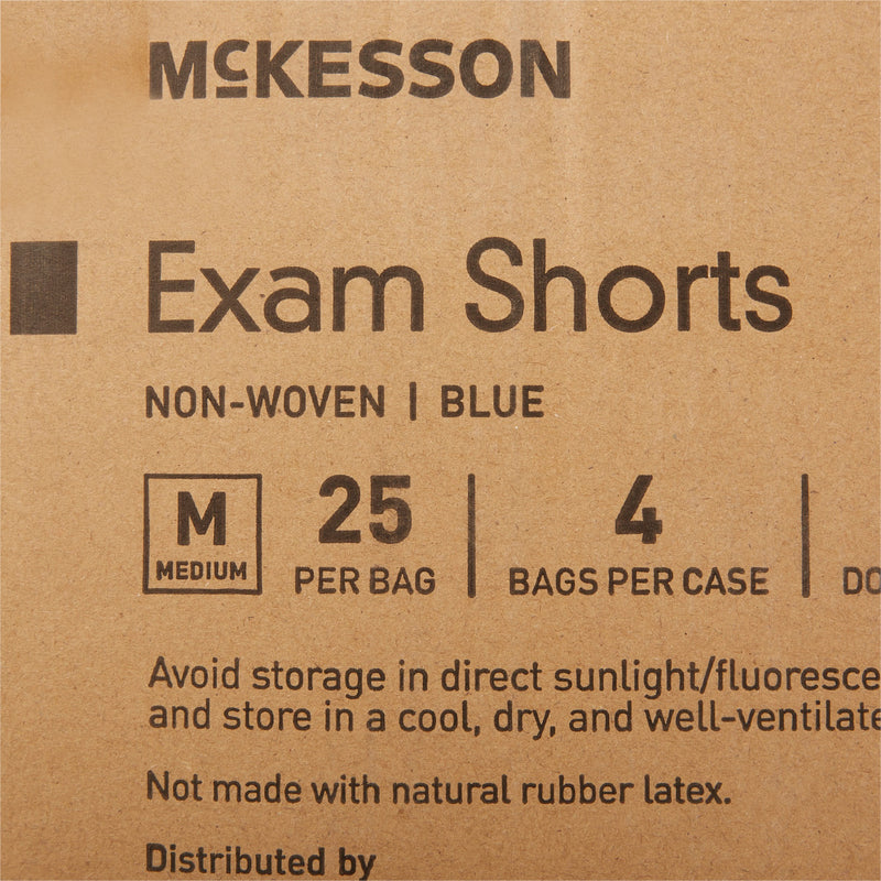 McKesson Patient Exam Shorts, Medium -Bag of 25
