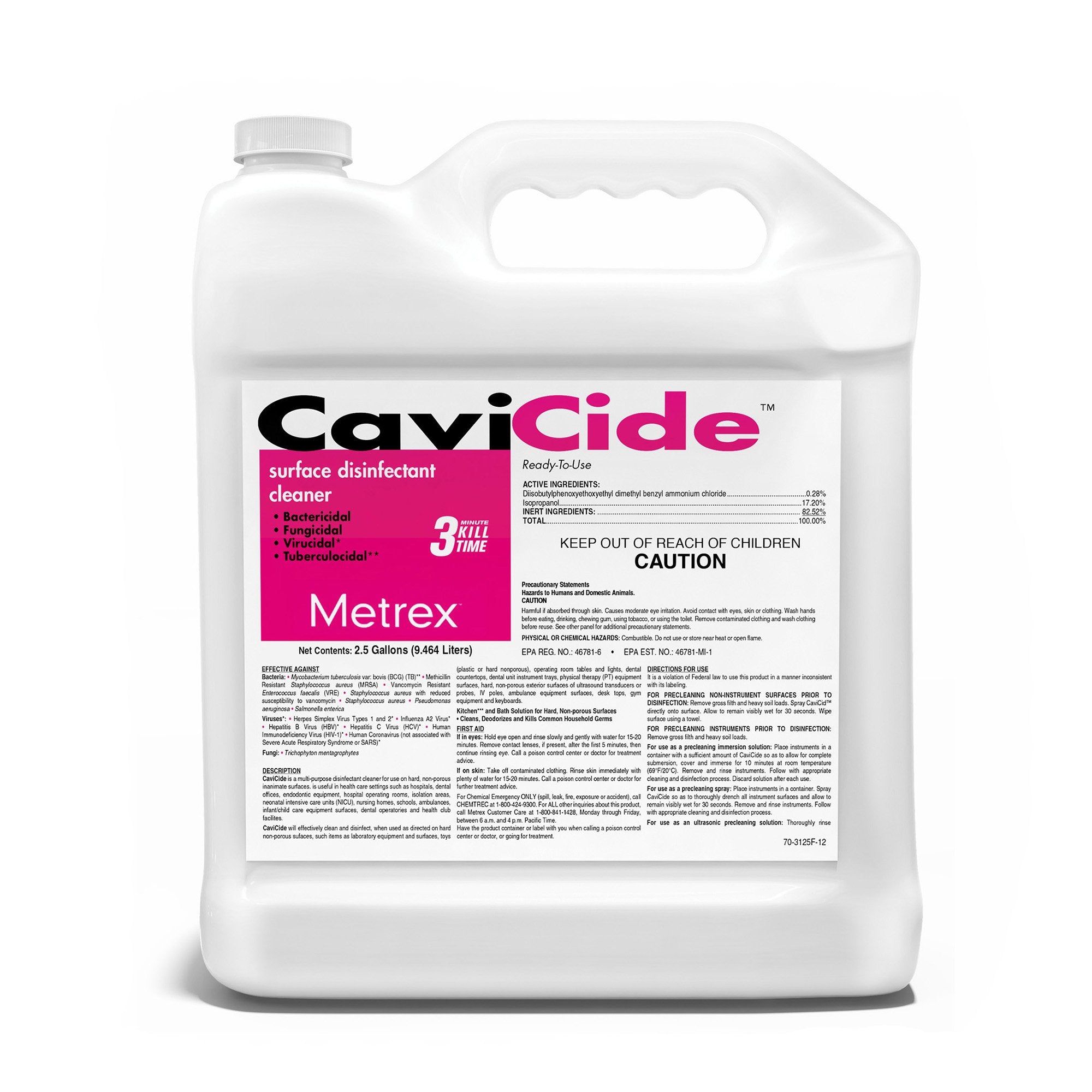CaviCide Surface Disinfectant, Non-Sterile, Alcohol Based -Case of 2 CaviCide Surface Disinfectant, Non-Sterile, Alcohol Based -Case of 2