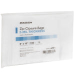 McKesson Zip Closure Bag, 8 X 10 Inches -Box of 10