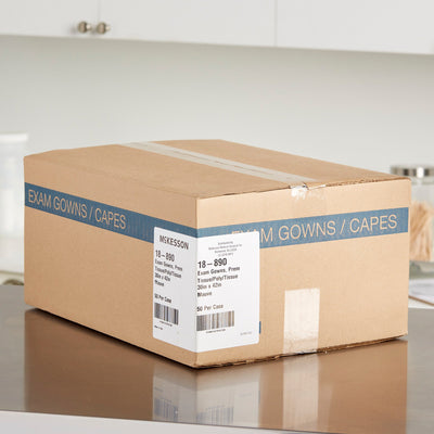 Medi-Pak Exam Gown, Large, Mauve -Case of 50