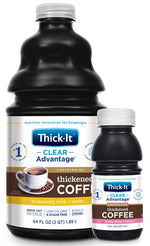 Thick-It Clear Advantage Nectar Consistency Thickened Beverage, Coffee, 8 oz. Bottle -Case of 24