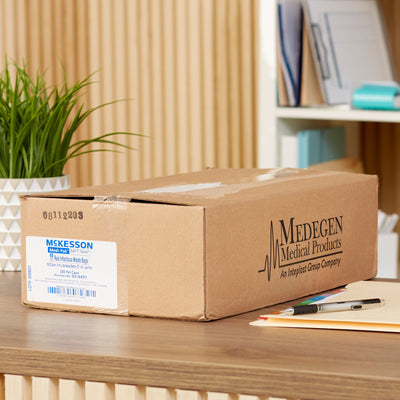 SAF-T-SEAL Infectious Waste Bag, 30-33 ga; -Case of 250