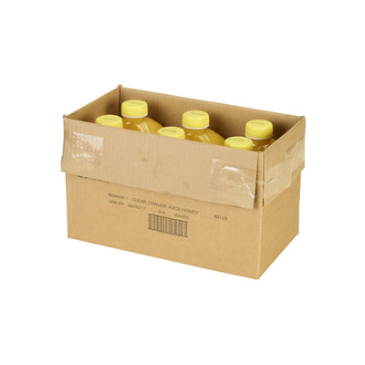 Thick & Easy Clear Honey Consistency Thickened Beverage, Orange Juice, 46 oz. Bottle -Case of 6