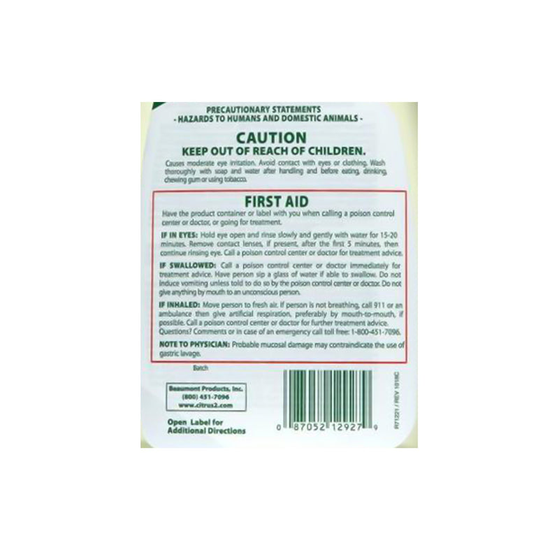 Citrus II Surface Disinfectant Cleaner, 22 oz Spray Bottle -Case of 12