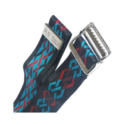 SkiL-Care 60 Inch Nylon Gait Belt with Metal Buckle, Geo-Pattern A -Each
