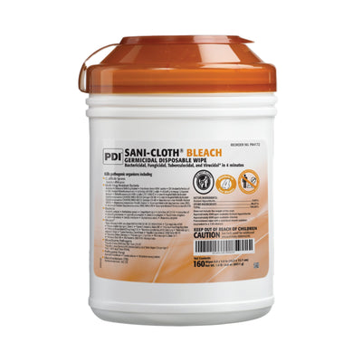 Sani-Cloth Bleach Germicidal Disposable Wipes -Can of 160