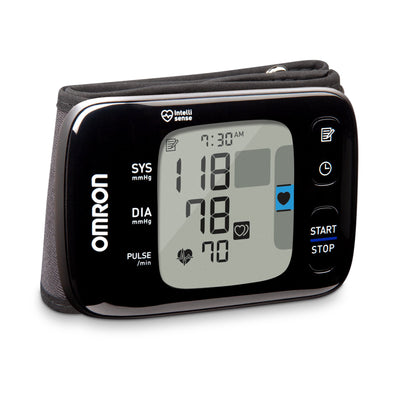 Omron 7 Series Digital Blood Pressure Wrist Unit, Automatic Inflation, Adult, One Size Fits Most -Each