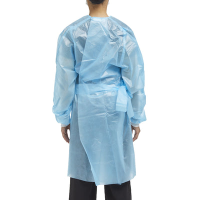 McKesson Full Back Chemotherapy Procedure Gown, Medium -Bag of 10