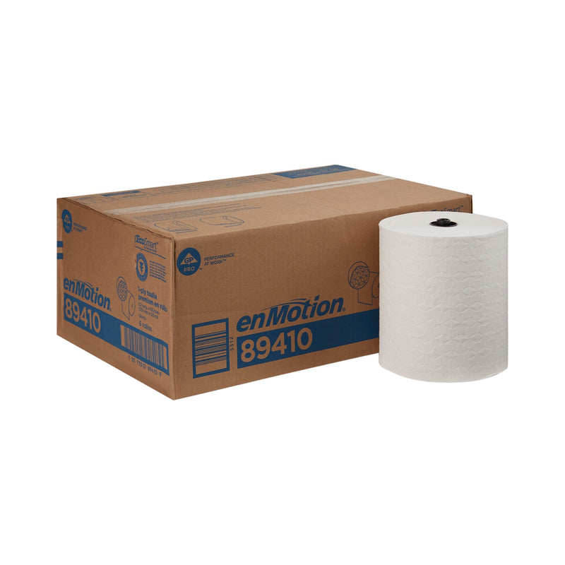 enMotion White Premium Touchless Paper Towel, 8-1/5 Inch x 425 Foot -Case of 6