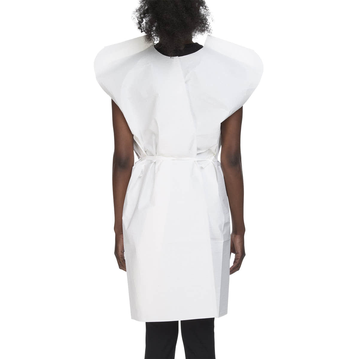 McKesson Premium Patient Exam Gown, One Size Fits Most, White -Case of 50