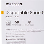 McKesson Shoe Covers, 2X-Large, Nonskid Sole, Blue -Box of 1