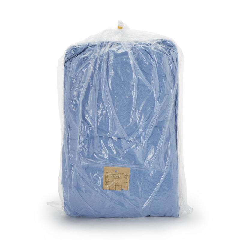 Graham Medical Products Patient Exam Gown Neck/ Waist Tie, Large/ X-Large, Blue -Case of 25