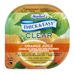 Thick & Easy Clear Honey Consistency Thickened Beverage, Orange Juice, 4 oz. Cup -Case of 24