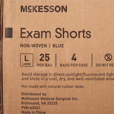 McKesson Patient Exam Shorts, Large -Bag of 25