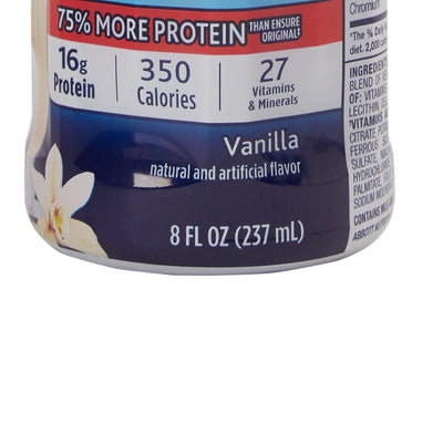 Ensure Plus Nutrition Shake, Vanilla, 8 oz. Bottle -Case of 24