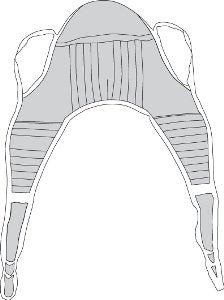 drive Seat U Sling with Head Support, Large -Each