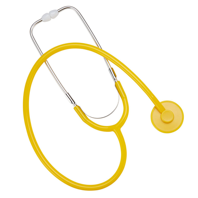 Proscope Disposable Stethoscope, Binaural, Yellow, 22" -Case of 50